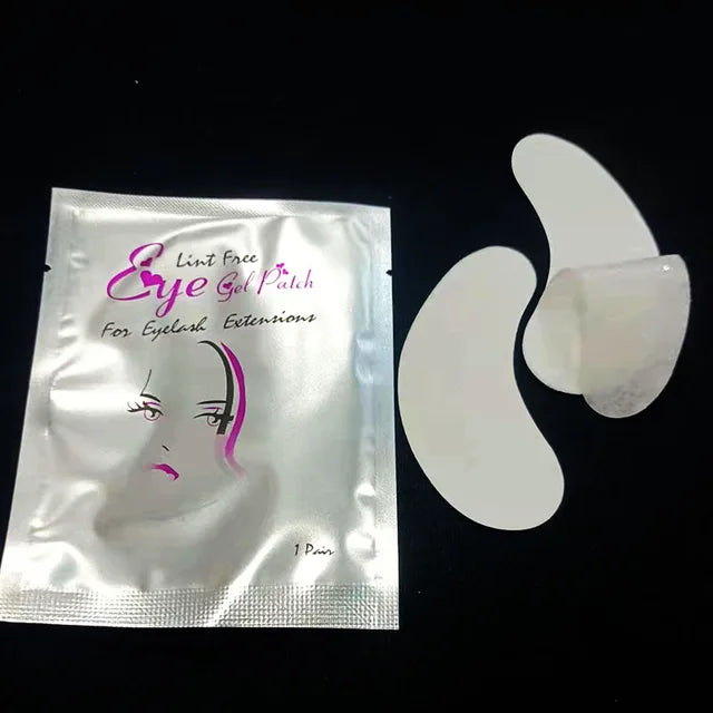 50 Pieces of Hydrogel Eyelash Patch Grafting Eyelashes Isolating Pad Eyelash Patch Beauty Moisturizing Eye Mask for Long-Lastin