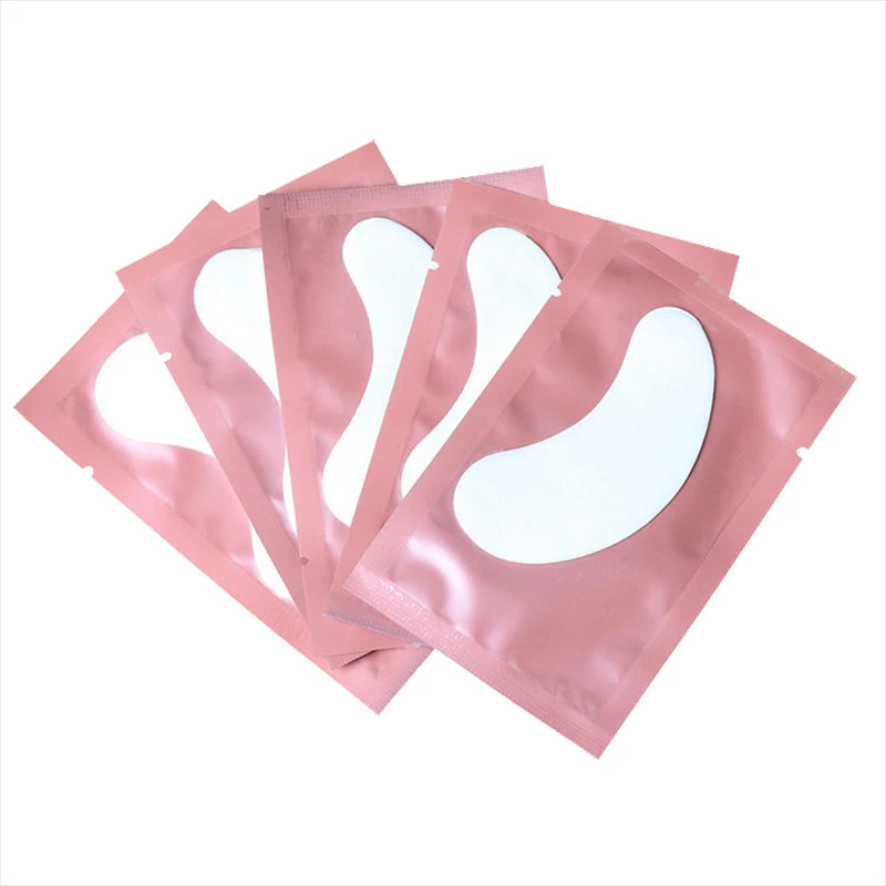 50 Pieces of Hydrogel Eyelash Patch Grafting Eyelashes Isolating Pad Eyelash Patch Beauty Moisturizing Eye Mask for Long-Lastin